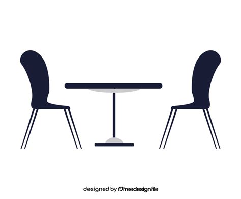 Chair and table clipart free download