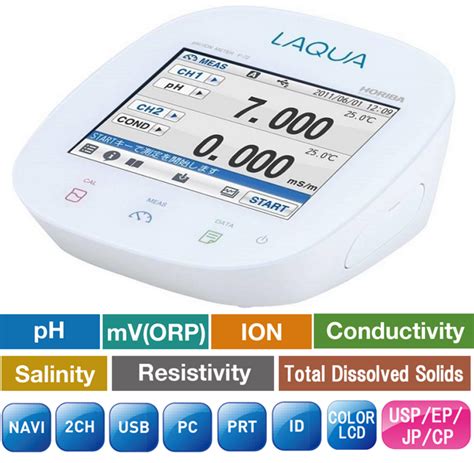 Laqua F Benchtop Ph Orp Ion Conductivity Resistivity Total Dissolved