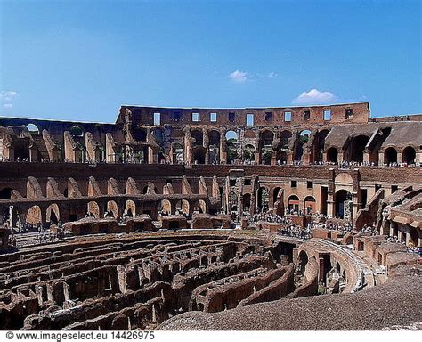 The Roman Collosseum Also Known As The Flavian Amphitheatre The Roman