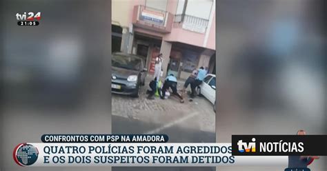 Quatro Agentes Da Psp Ficam Feridos Depois De Serem Agredidos Na