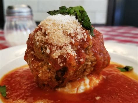 The Meatball from Rizzuto's Pizzeria in New Orleans : FoodPorn