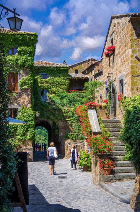 Civita di Bagnoregio, Italy (photo as painting) | Italy photo, Italy ...