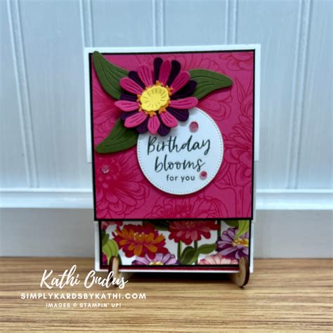 Tri Fold Accordion Card Made Easily Simply Kards By Kathi