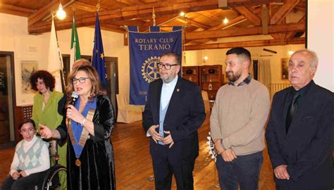 Il Rotary Club Teramo Presenta Il Progetto Un Gesto Per La Vita