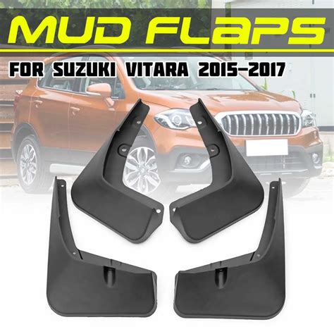 Car Mud Flaps For Suzuki Vitara Edcudo 2015 2016 2017 2018 2019