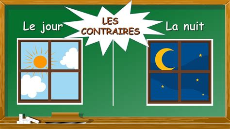 Les Contraires Apprendre Mots Leurs Contraires En Fran Ais