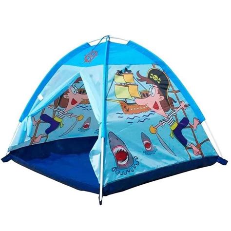 Barraca Infantil Dobrável Cabana Toca Tenda Piratas Azul no Shoptime