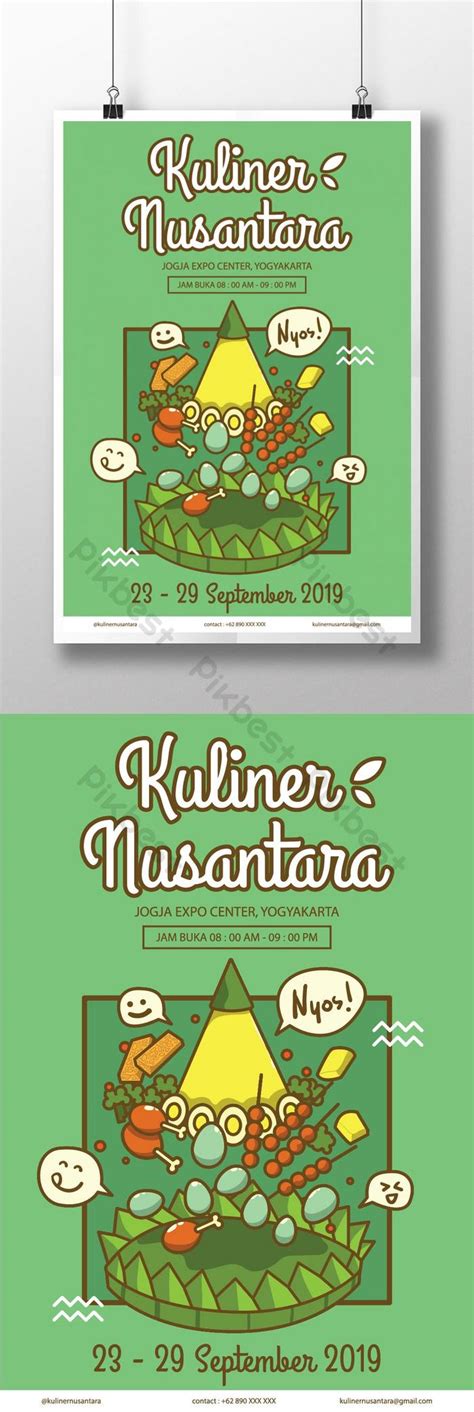 Poster Makanan Khas Nusantara Terbaik Dari Poster Makanan Tradisional ...