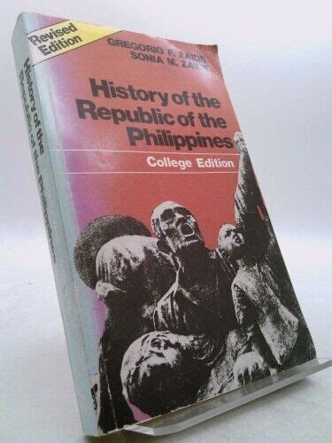 History Of The Republic Of The Philippines By Zaide Gregorio F Ebay