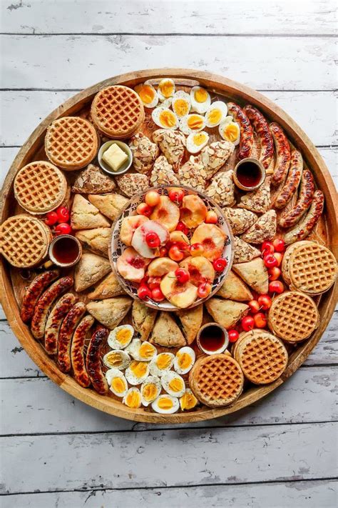 Epic Summer Waffle Brunch Board Recipe Food Platters Breakfast Platter Party Food Platters