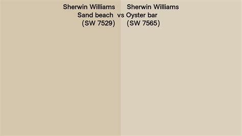 Sherwin Williams Sand Beach Vs Oyster Bar Side By Side Comparison