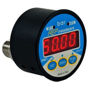 Man Metro Con Pantalla Lcd Bit B Series Aep Transducers Roscado