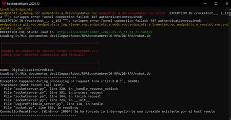 Winerror 10054 Se Ha Forzado La Interrupcion De Una Conexion Existente