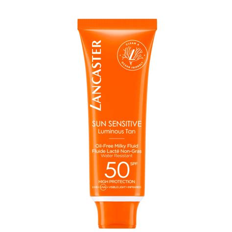 Lancaster Sun Sensitive Luminous Tan Oil Free Milky Fluid Spf Ml