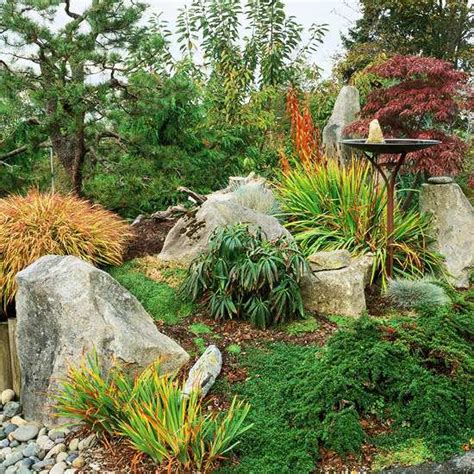 Creating a rock garden design and planting it - ideas for gardeners