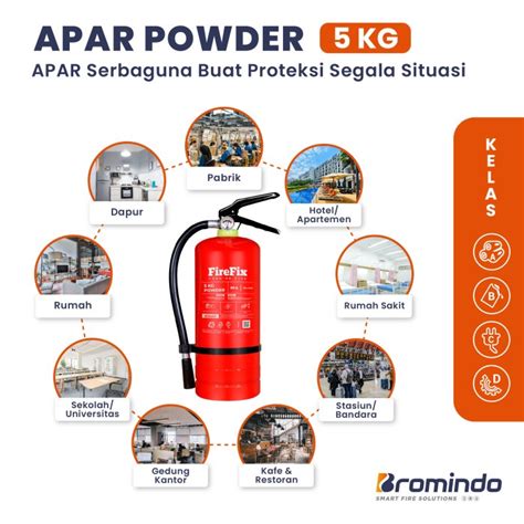 Jual Alat Pemadam Api Ringan Powder Kg Firefix Tabung Apar Kebakaran