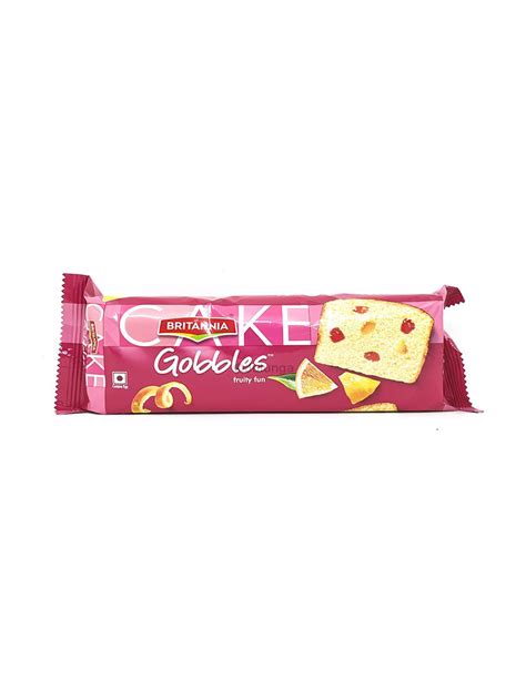 Britannia Gobbles Fruity Fun Cake, 120 gm - Online Grocery Shopping