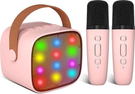 Bonaok Microfono Karaoke Giocattoli Microfono Caraoke Bluetooth Per