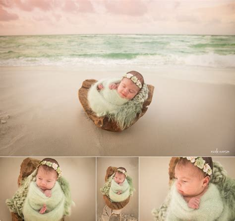 newborn beach photos | Santa Rosa Beach