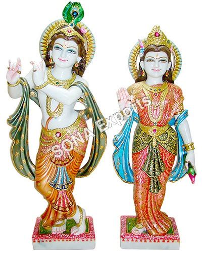 Carving Exclusive Radha Krishna Murti At Best Price In Jaipur Sona