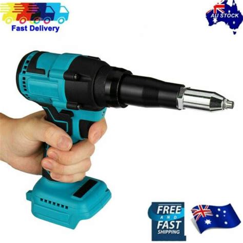 Automatic Brushess Blind Pop Rivet Gun For Makita 18v Battery Bl1860 11000n Ebay