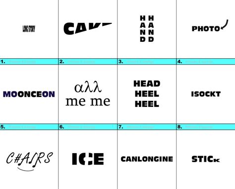 Printable Dingbats With Answers Printable Jd