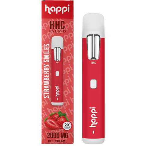 Happi Vape Hhc Strawberry Hybrid 2ml ⋆ Cbdpredajna Sk