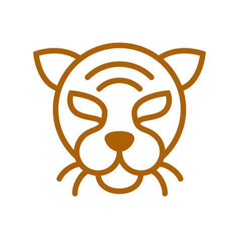 Tiger Line Logo Icon Symbol Vector Graphic Design 5021501 Vector Art at ...