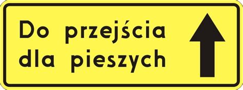 Tablica Do Przej Cia Dla Pieszych Prosto X Mm Z Uchwytami W Kpl