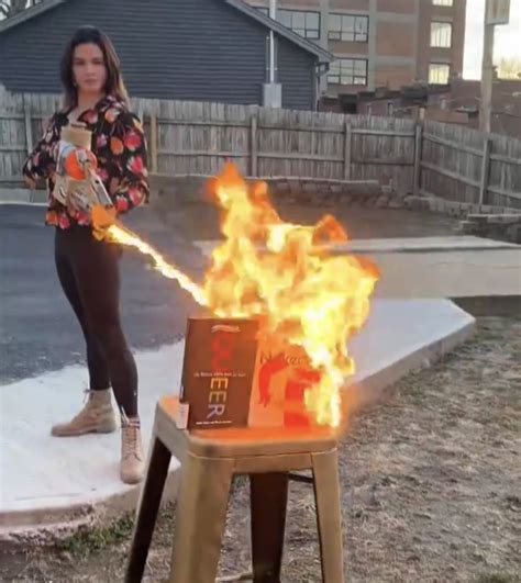 Gop Candidate Burns Missouri Public Library Books With Flamethrower