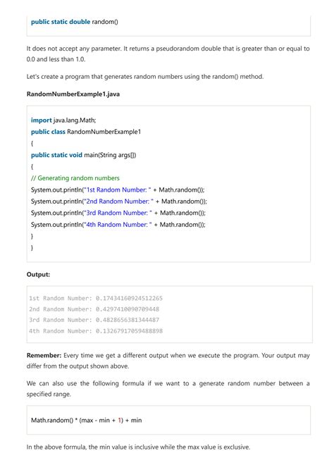 Solution How To Generate Random Number In Java Bachelor Degree