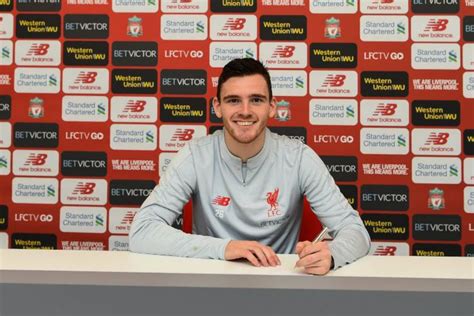 Profil Dan Biodata Andrew Robertson Bek Sayap Tangguh Liverpool