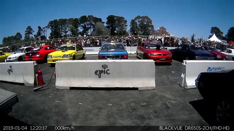 Fryer Summernats Guinesss World Record Burnout Dashcam Rear