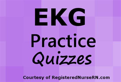 Ekg Practice Test Ecg Quiz Worksheets Library