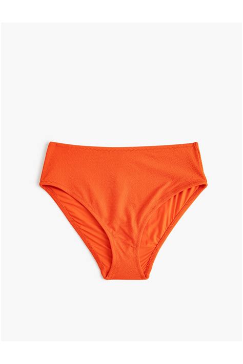 Koton Y Ksek Bel Bikini Alt Dokulu Basic Fiyat Yorumlar Trendyol