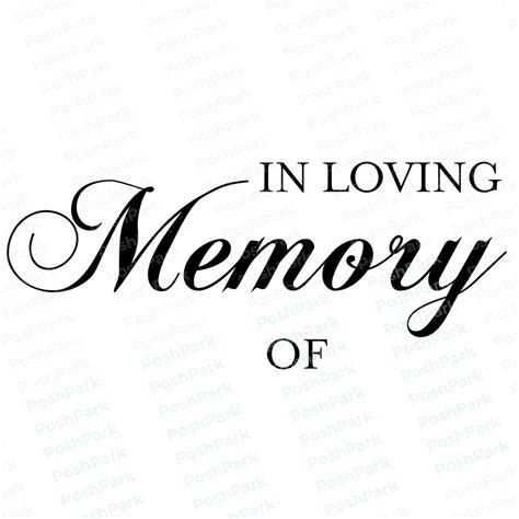 Elegant Words, Memorial Keepsakes, In Loving Memory, Word Art, Funeral