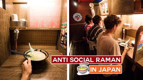 Introvert Ramen Experience Japan Vlog Youtube