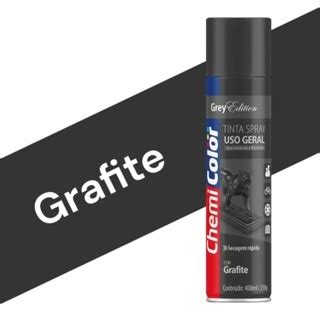 Tinta Spray Grafite Ml Uso Geral Chemicolor Edition Casa Escrit Rio