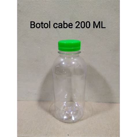 Jual Botol Cabe 200ML Botol Pet 200 Ml Botol Minuman Botol Zam