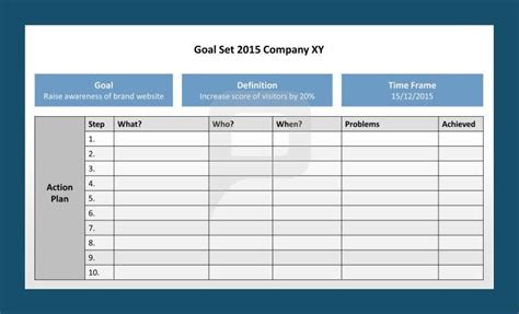 20 Smart Action Plan Template Excel – Simple Template Design