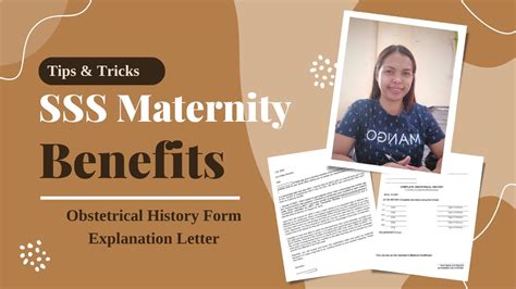 Sss Maternity Benefits Obstetrical History Form And Explanation