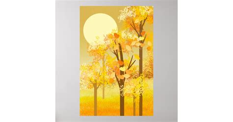 Autumn Scenery Poster | Zazzle