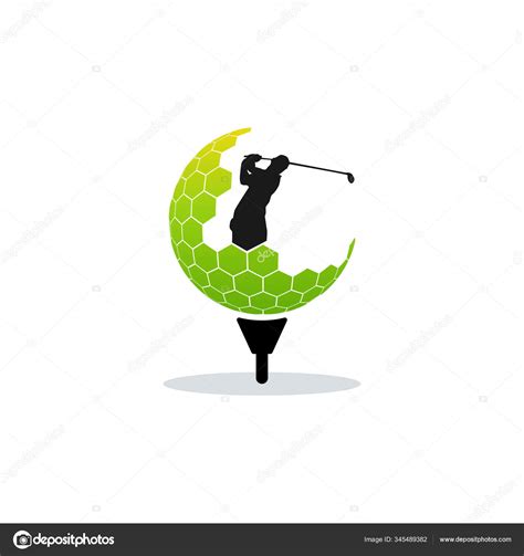 Golf Logo Designs Concept Vector Silhouette Of Golf Logo Designs Vector Illustration Stock