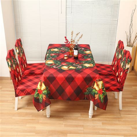 Wholesale Polyester Printed Christmas Design Xmas Home Decor Table ...