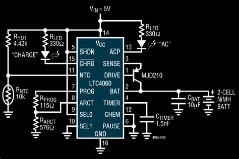 Automatic Nimh Battery Charger Circuit Diagram