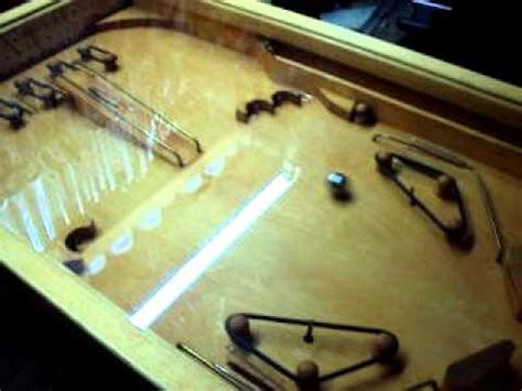 Wooden Pinball Machine - Homemade - YouTube