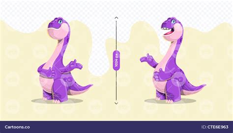 Purple Dinosaur Clipart PNG Transparent Images - Cartoons.co