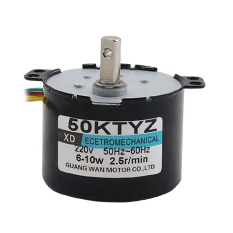 50KTYZ AC Synchronous Motor 220V 2 5rpm 110rpm Micro Gear Motor