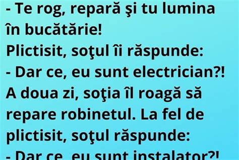 Un cuplu de tineri căsătoriţi se mută la bloc Soţia îşi roagă soţul