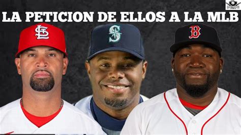 LA GRAN PROPUESTA QUE LE HIZO DAVID ORTIZ ALBERT PUJOLS Y KEN GRIFFEY